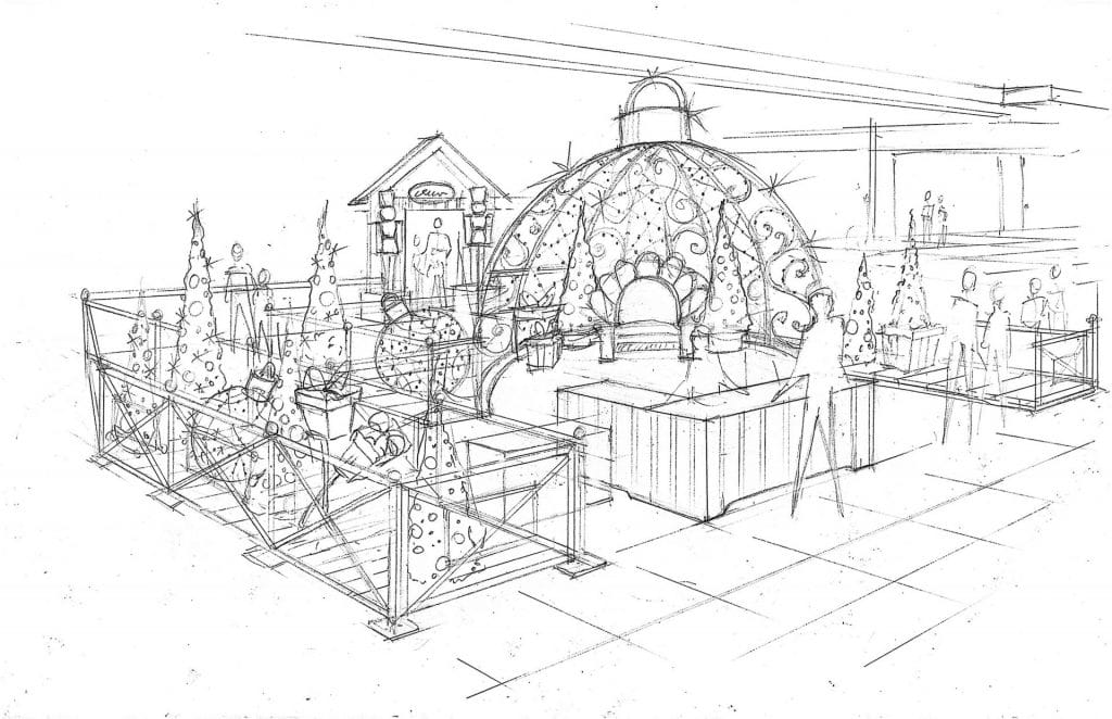 Sketch du décor